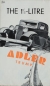 Preview: Adler Trump 1,5 Litre Modelprogram 1933 Reuters Motiv Carbrochure (7678)